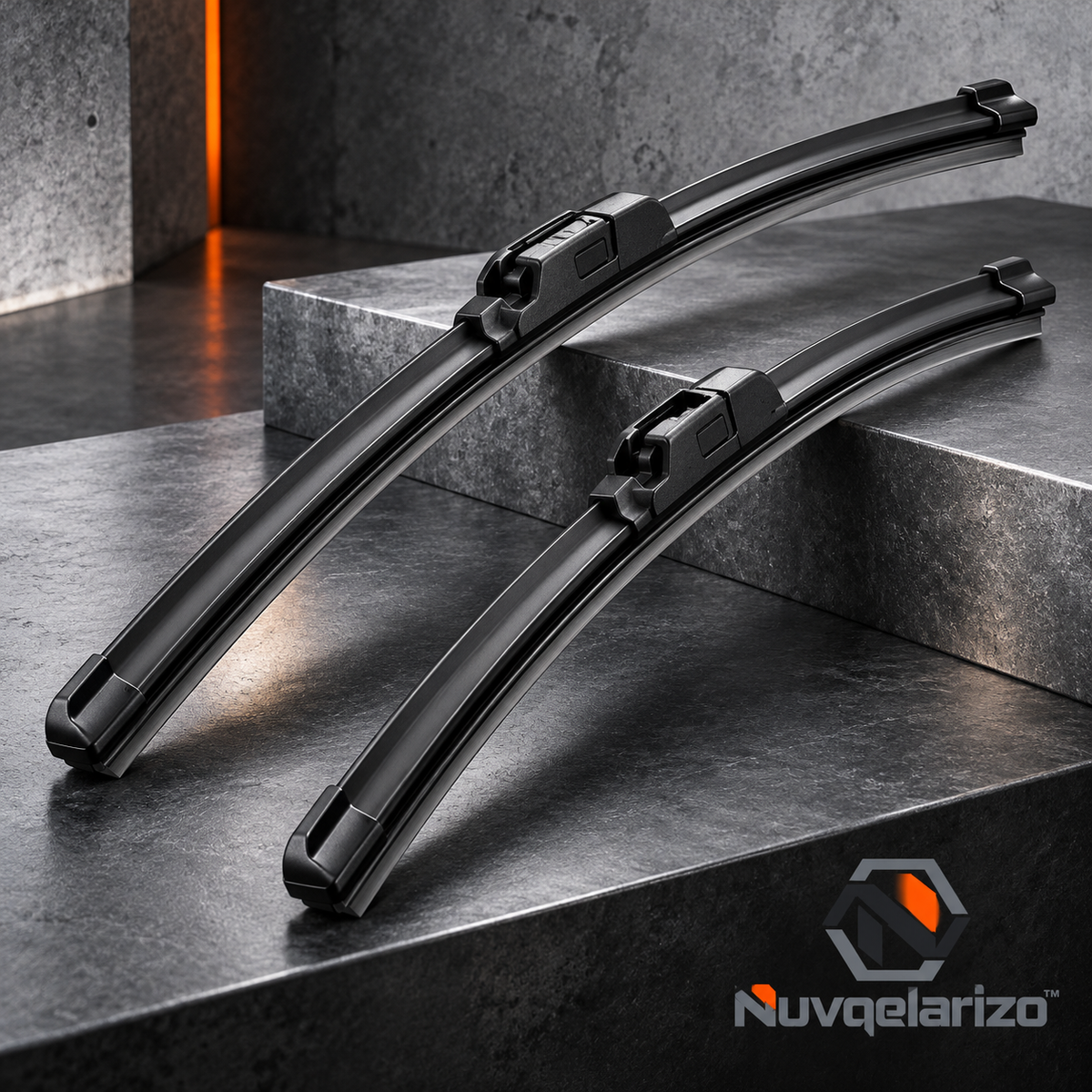 Nuvqelarizo™ ClearView Beam Wiper Blades, Pair — front view