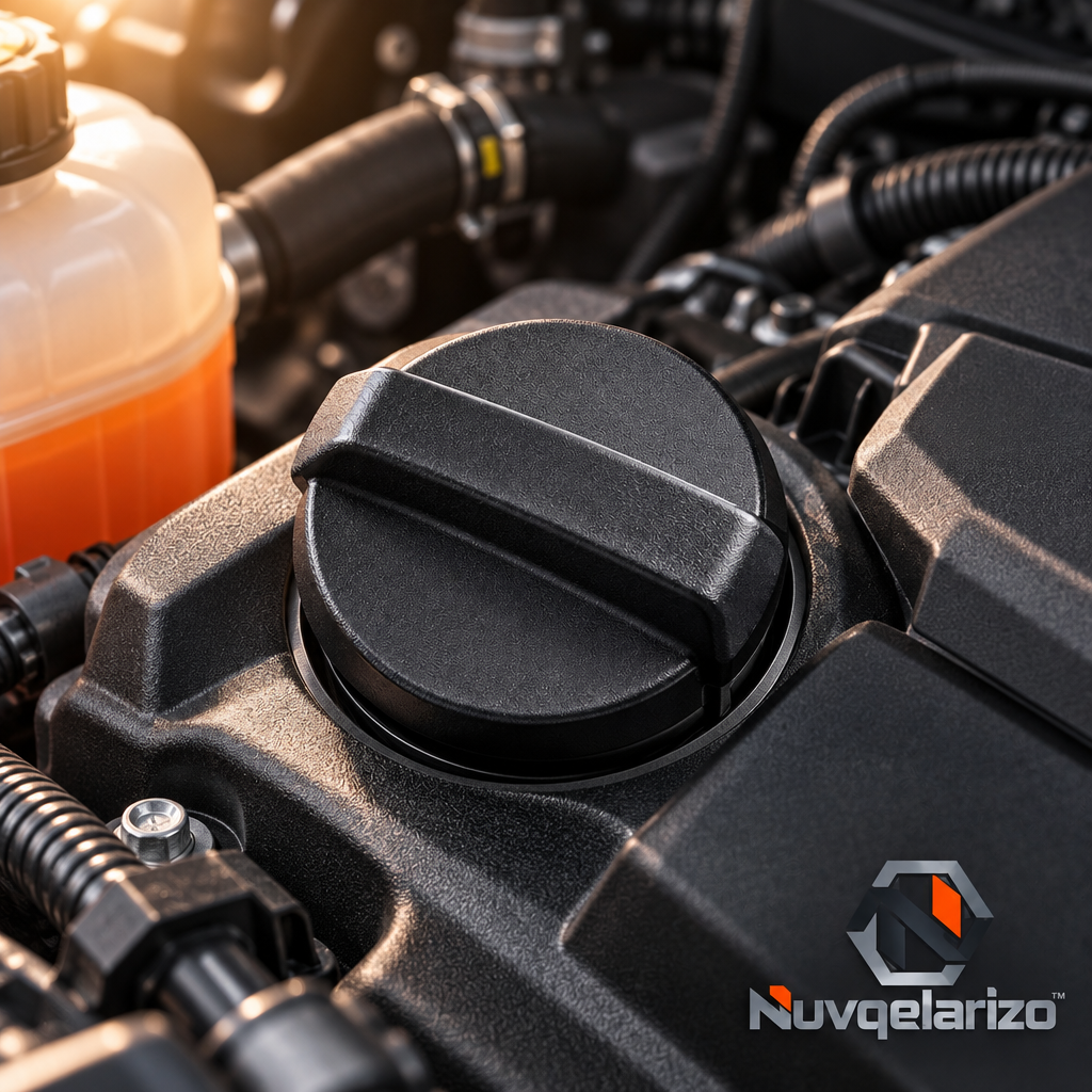 Nuvqelarizo™ SealCore Engine Oil Filler Cap — application view