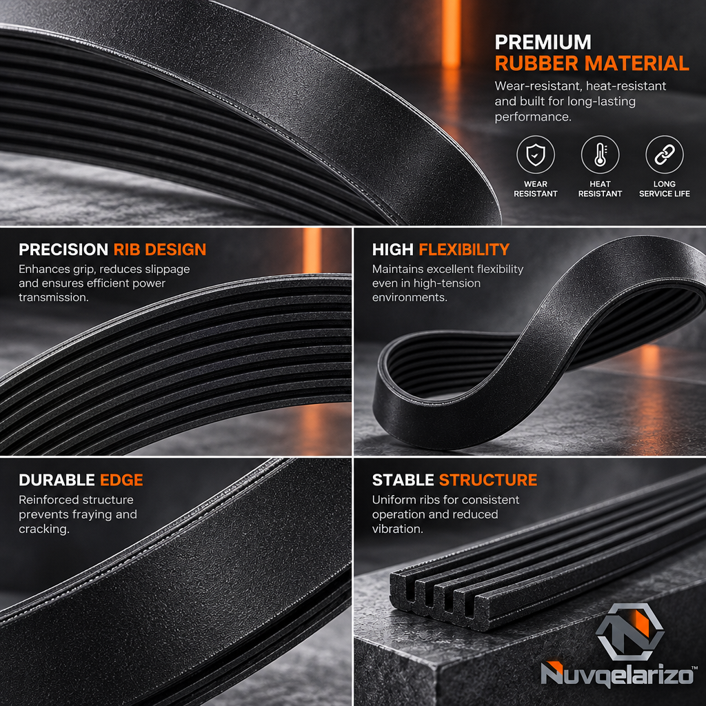 Nuvqelarizo™ DriveLine Serpentine Belt — detail view