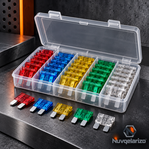 Nuvqelarizo™ CircuitGuard Automotive Blade Fuse Kit — front view