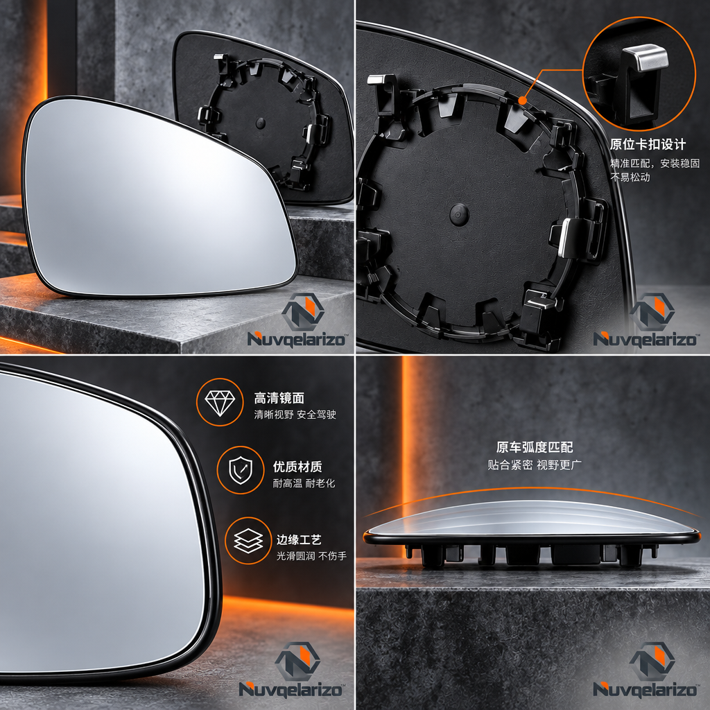 Nuvqelarizo™ RoadView Replacement Side Mirror Glass — detail view